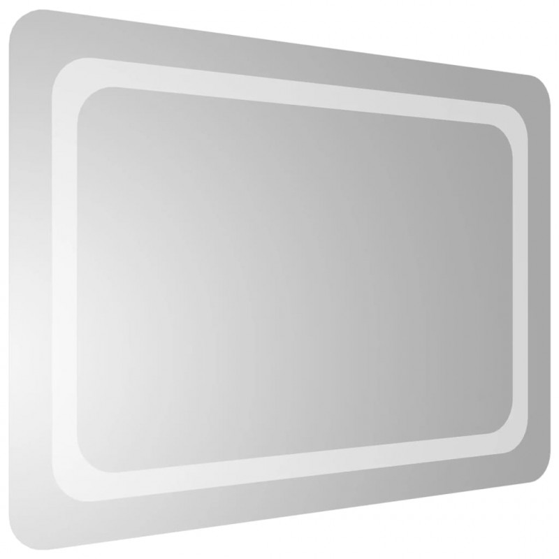 Lustro łazienkowe z LED, 70x50 cm