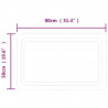 Lustro łazienkowe z LED, 80x50 cm