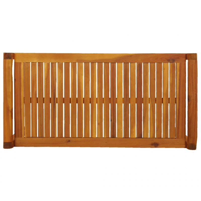 Stolik kawowy, 100 x 50 x 50 cm, lite drewno akacjowe