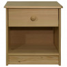 Szafka nocna, 41x30x42 cm, lite drewno sosnowe