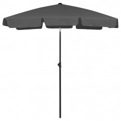 Parasol plażowy, antracytowy, 180x120 cm