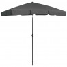Parasol plażowy, antracytowy, 180x120 cm