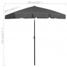 Parasol plażowy, antracytowy, 180x120 cm