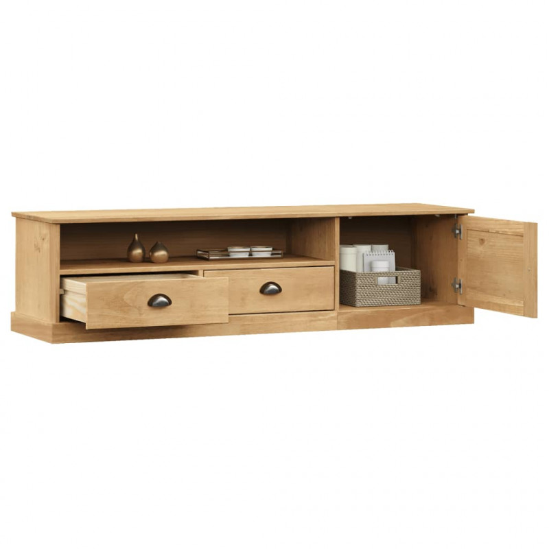 Szafka pod TV VIGO, 156x40x40 cm, lite drewno sosnowe