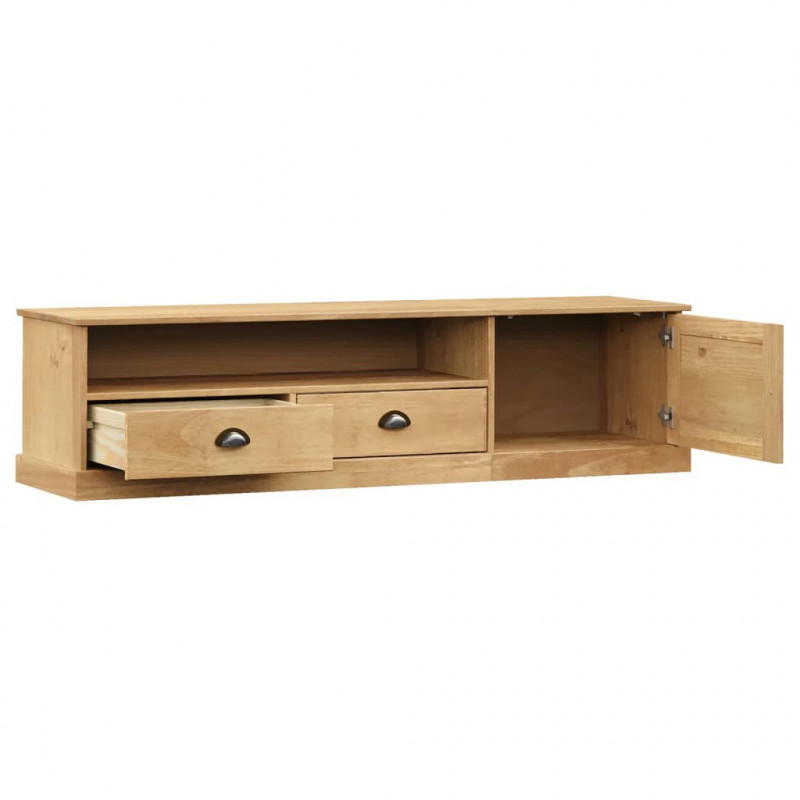 Szafka pod TV VIGO, 156x40x40 cm, lite drewno sosnowe