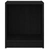 Szafki nocne, 2 szt., czarne, 35,5x33,5x41,5 cm, drewno sosnowe