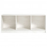 Szafka pod telewizor, biała, 104x33x41 cm, lite drewno sosnowe