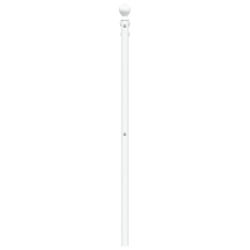Metalowe wezgłowie, białe, 180 cm