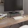 Podstawka pod monitor / telewizor szklana 40x25x11 cm