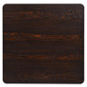 Stolik barowy z MDF na stalowej podstawie, 80x80x75 cm, jesion