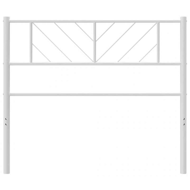Metalowe wezgłowie, białe, 107 cm