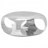 Stolik do kawy z odlewanego aluminium, 70 x 70 x 32 cm, srebrny