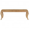 Stolik kawowy z litego drewna mango, 116 x 66 x 41 cm