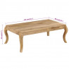 Stolik kawowy z litego drewna mango, 116 x 66 x 41 cm