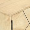 Szafka pod TV, 140x30x40 cm, lite drewno mango