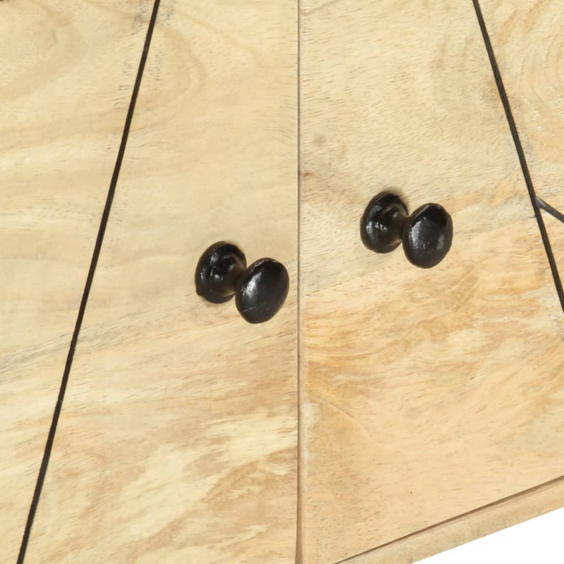 Szafka pod TV, 140x30x40 cm, lite drewno mango