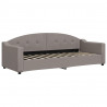Sofa rozsuwana z szufladami, taupe, 80x200 cm, tkanina