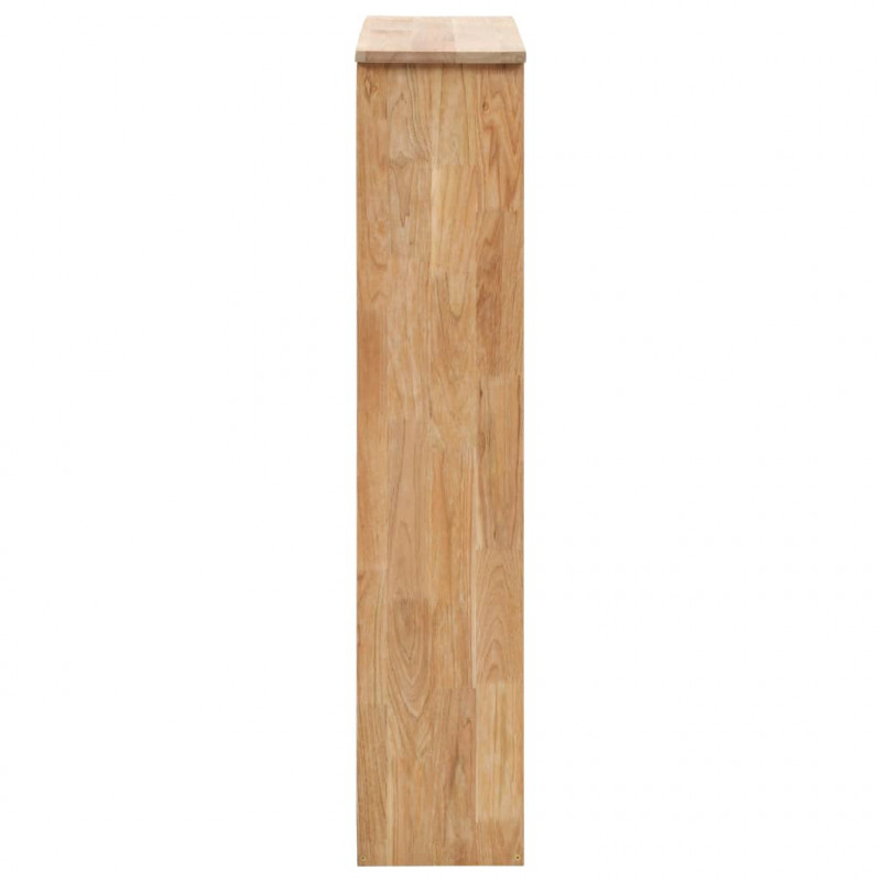 Szafka na buty, 55x20x104 cm, lite drewno orzecha włoskiego