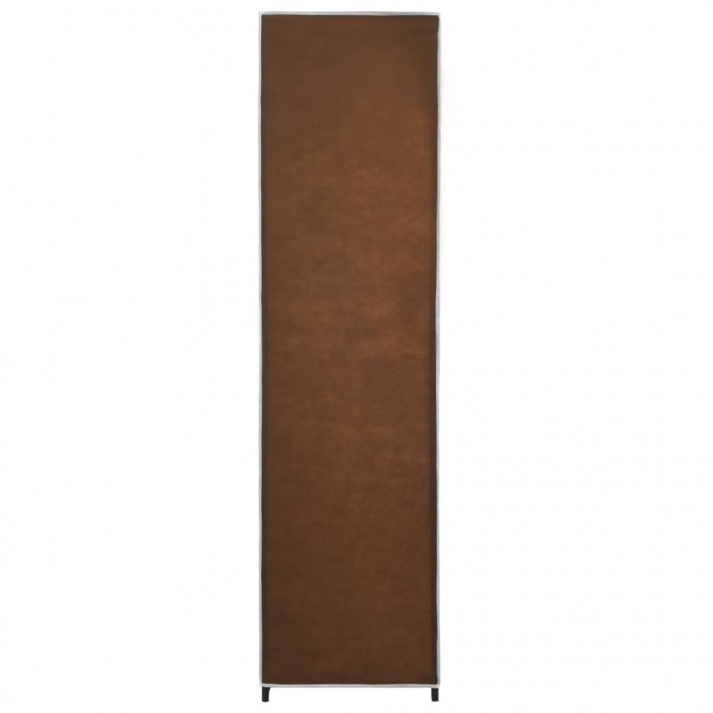 Szafa z 4 przegrodami, brązowa, 175x45x170 cm