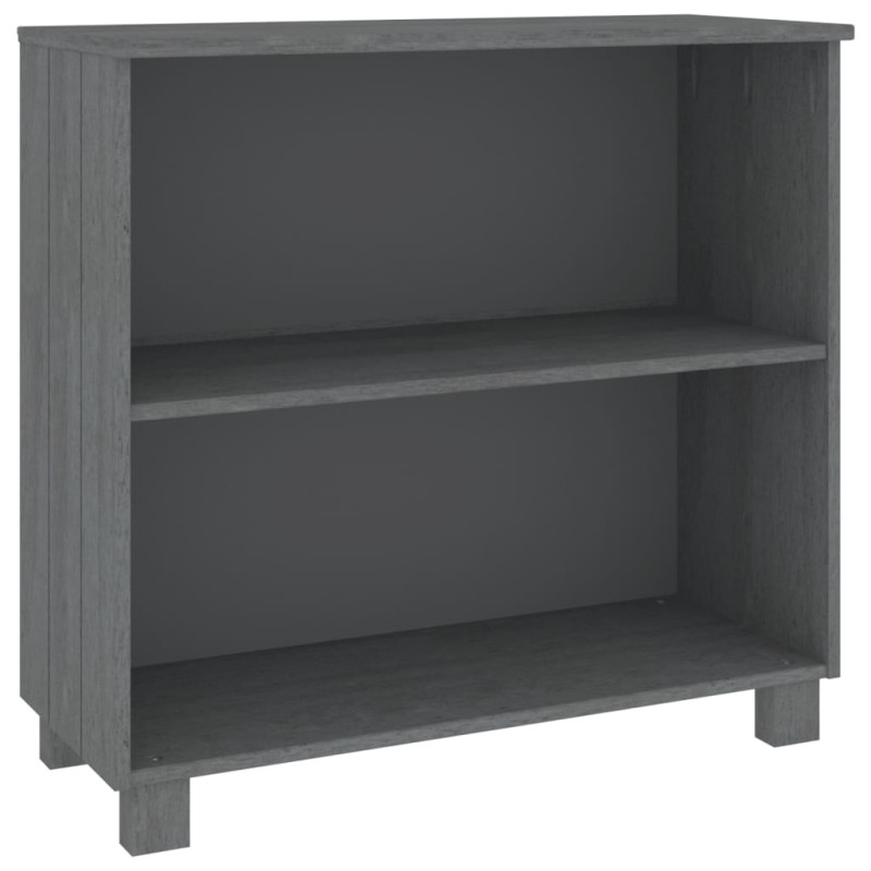 Szafka HAMAR, ciemnoszara, 85x35x80 cm, drewno sosnowe