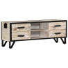 Szafka pod telewizor, 110x30x41 cm, lite drewno akacjowe