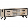 Szafka pod telewizor, 110x30x41 cm, lite drewno akacjowe