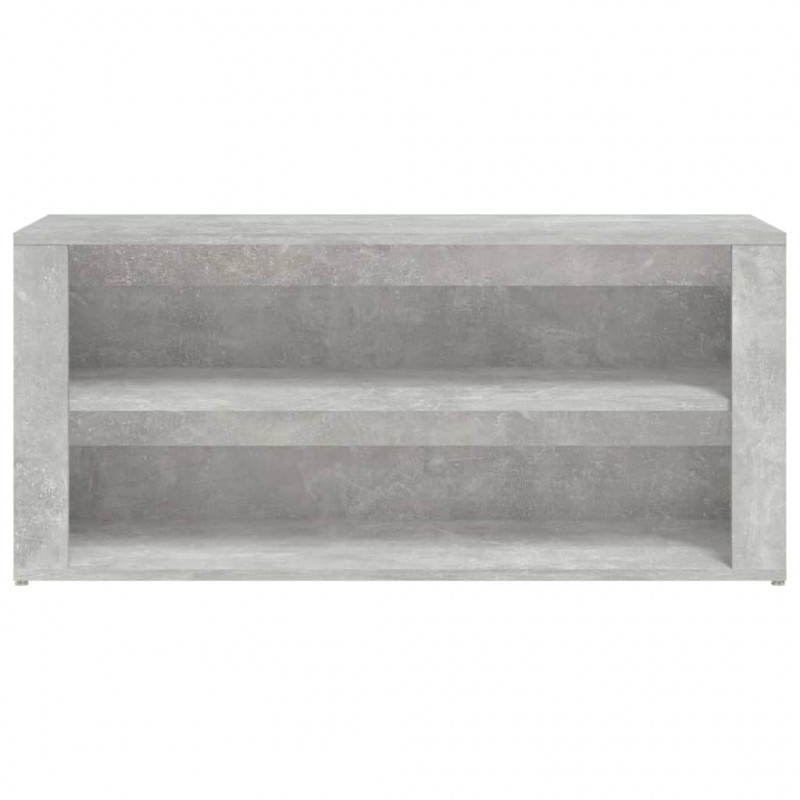 Półka na buty, betonowa szarość, 100x35x45 cm