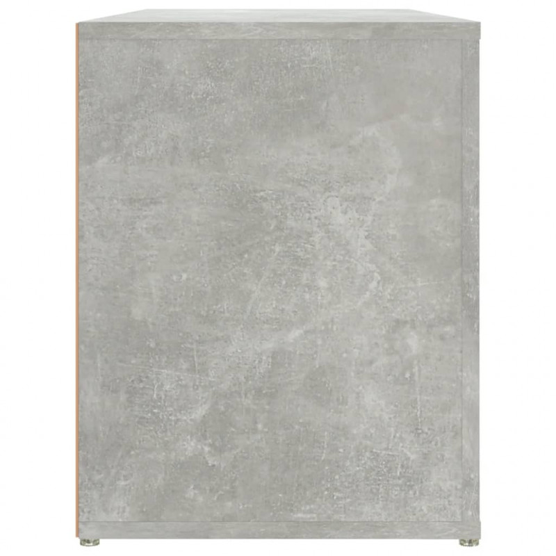 Półka na buty, betonowa szarość, 100x35x45 cm
