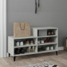 Szafka na buty, szarość betonu, 102x36x60 cm