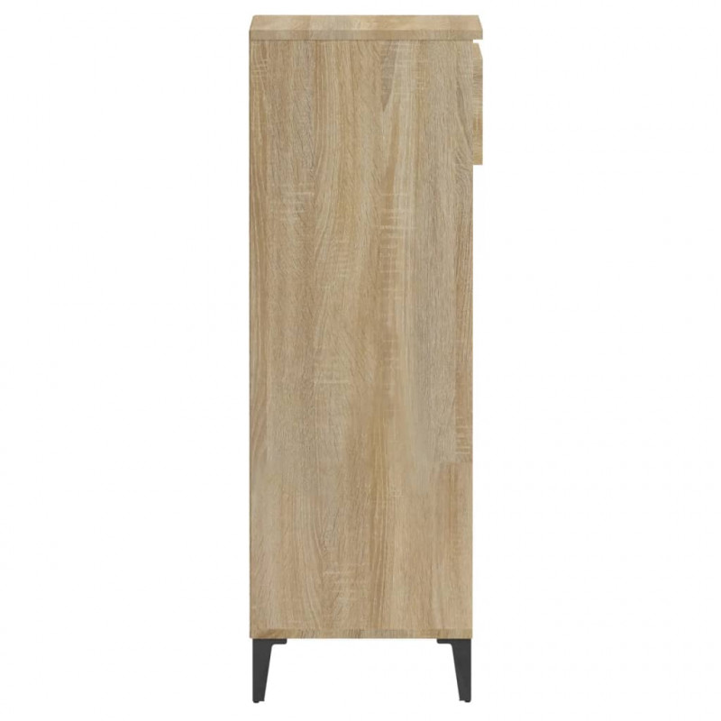 Półka na buty, dąb sonoma 40x36x105 cm, materiał drewnopochodny