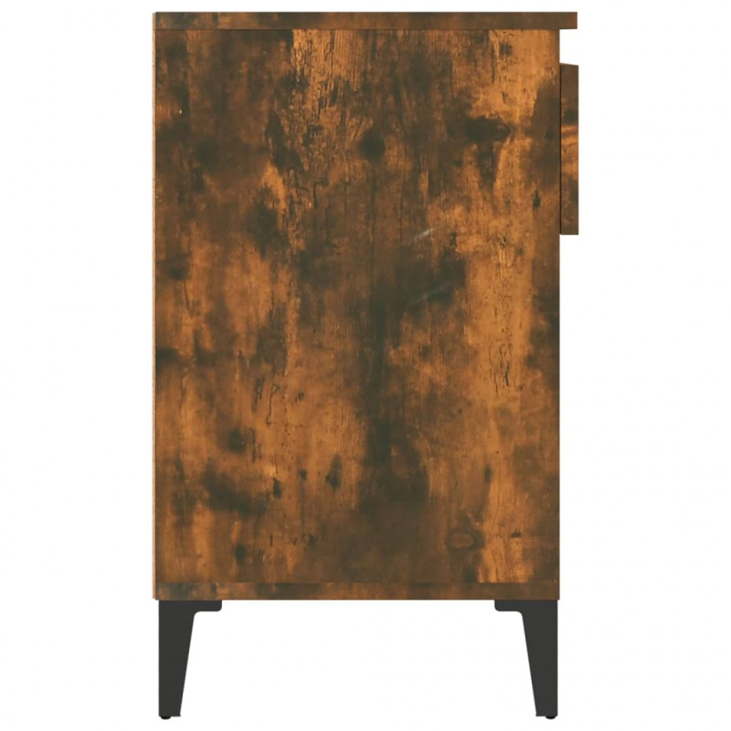 Półka na buty, przydymiony dąb, 102x36x60 cm