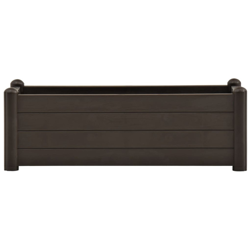 Podwyższona donica, PP, mokka, 100x43x35 cm