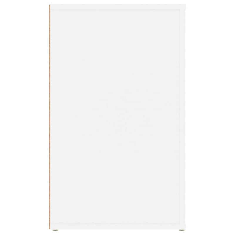 Szafka nocna, biała, 50x36x60 cm, materiał drewnopochodny