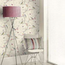 DUTCH WALLCOVERINGS Tapeta Phoebe, beżowa