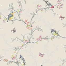 DUTCH WALLCOVERINGS Tapeta Phoebe, beżowa