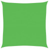 Żagiel przeciwsłoneczny, 160 g/m², jasnozielony, 5x5 m, HDPE