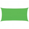 Żagiel przeciwsłoneczny, 160 g/m², jasnozielony, 2,5x4,5m, HDPE