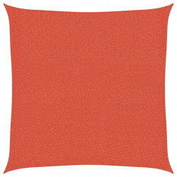 Żagiel przeciwsłoneczny, 160 g/m², terakotowy, 3x3 m, HDPE