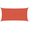 Żagiel przeciwsłoneczny, 160 g/m², terakotowy, 4x7 m, HDPE