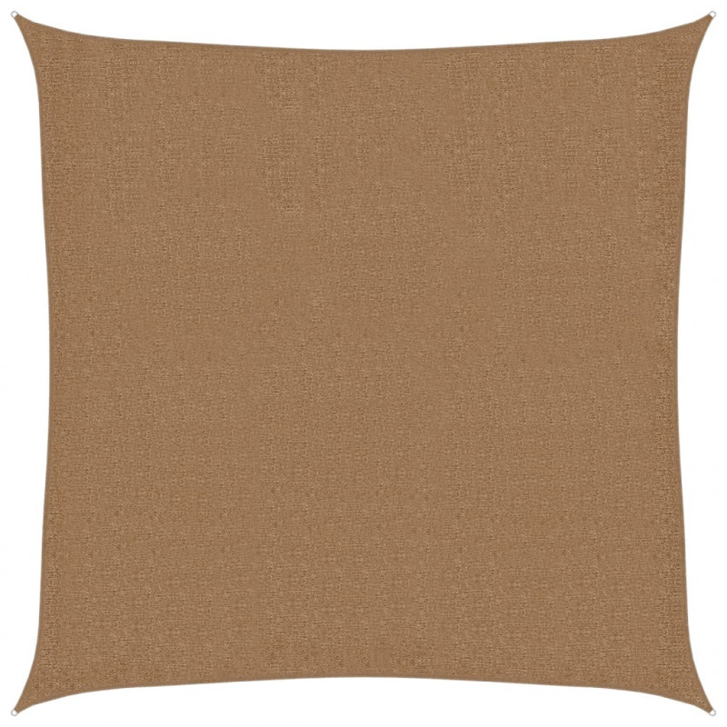 Żagiel przeciwsłoneczny, 160 g/m², taupe, 2,5x2,5 m, HDPE