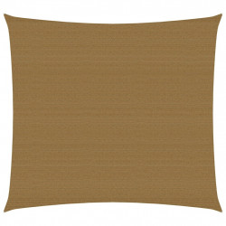 Żagiel przeciwsłoneczny, 160 g/m², taupe, 5x5 m, HDPE