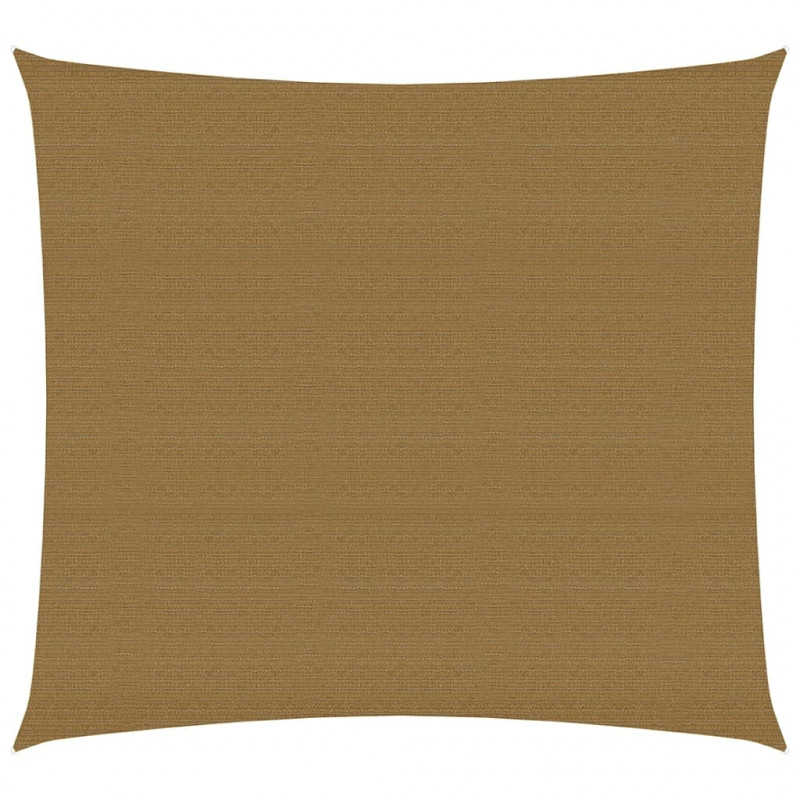 Żagiel przeciwsłoneczny, 160 g/m², taupe, 5x5 m, HDPE