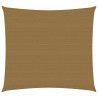 Żagiel przeciwsłoneczny, 160 g/m², taupe, 5x5 m, HDPE