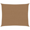 Żagiel przeciwsłoneczny, 160 g/m², kolor taupe, 2,5x3 m, HDPE