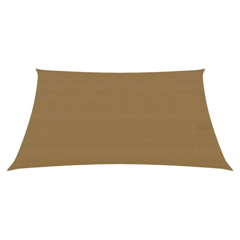 Żagiel przeciwsłoneczny, 160 g/m², kolor taupe, 2,5x3 m, HDPE