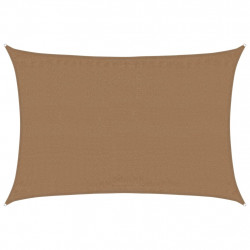 Żagiel przeciwsłoneczny, 160 g/m², taupe, 3,5x5 m, HDPE