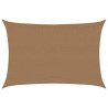 Żagiel przeciwsłoneczny, 160 g/m², taupe, 3,5x5 m, HDPE