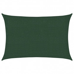 Żagiel przeciwsłoneczny, 160 g/m², ciemnozielony, 2x3 m, HDPE