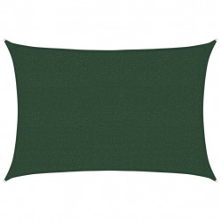 Żagiel przeciwsłoneczny, 160 g/m², ciemnozielony, 2,5x3,5 m