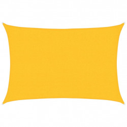 Żagiel przeciwsłoneczny, 160 g/m², żółty, 2,5x3,5 m, HDPE